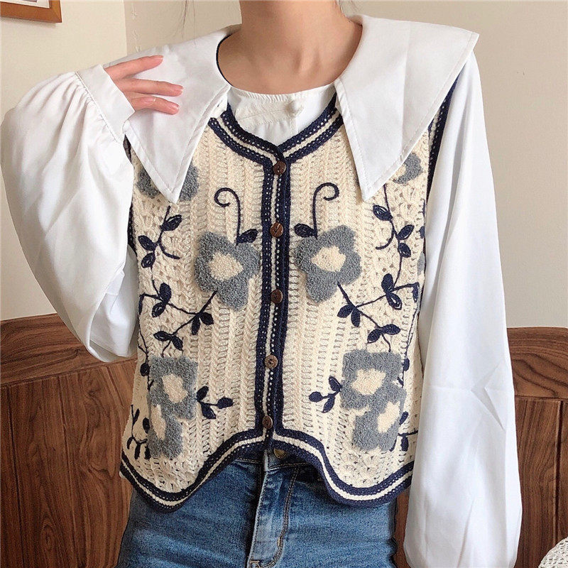 针织马甲女2025年春夏外穿韩国东大门外搭网红小背心百搭马夹外穿