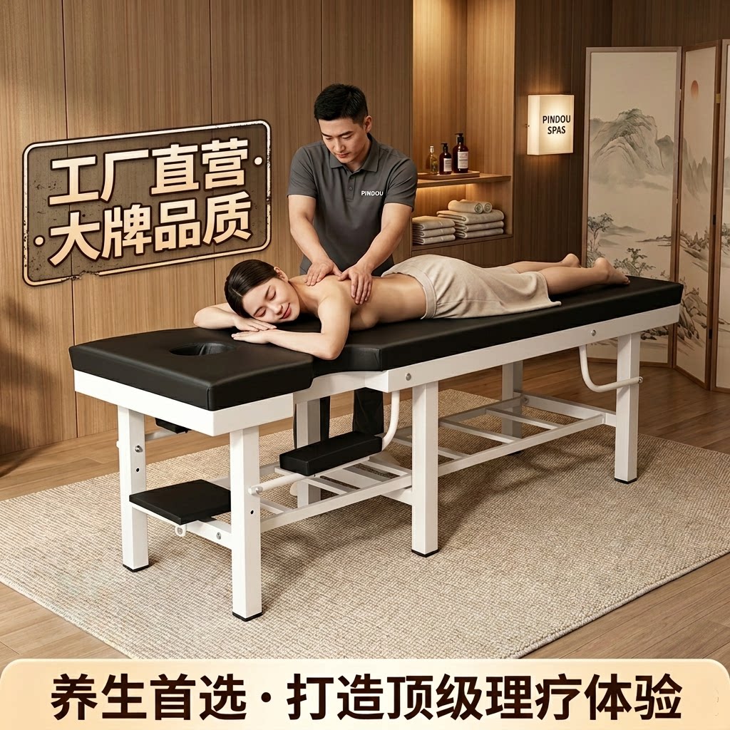 加厚中医推拿床按摩床家用整脊床多功能正骨理疗床专用诊疗床