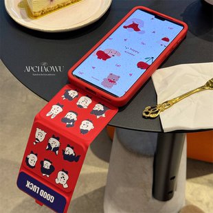 可爱田原治头像合集适用mate70pro华为手机壳mate60/50全包p60磁吸翻盖60pro+皮质pura70pro女款