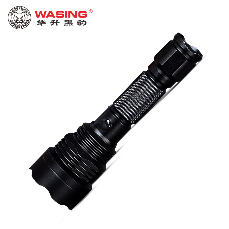 华升黑豹充电超亮led多功能超小迷你袖珍家用防水防爆强光手电筒