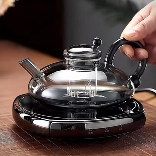 新品小坐S5王座电陶炉大功率超薄静音煮茶炉烧水壶茶具保温定时