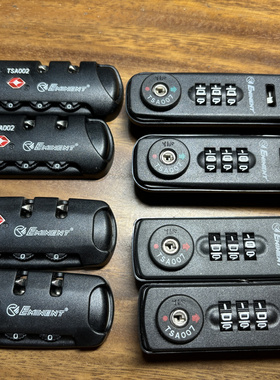 Eminent密码锁TSA海关密码锁TSA21135固定锁安迈特TSA21123蜜码锁