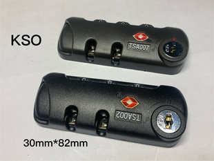 锁 锁行李箱锁TSA002海关锁新秀丽密码 KSO密码 锁NO.3313879密码