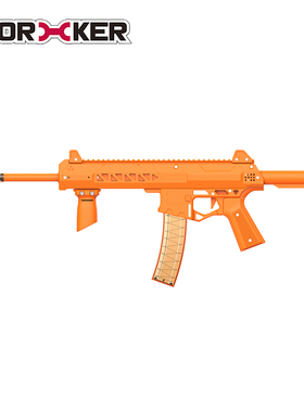 工匠大师海绵软弹枪男孩玩具 泰山发射器 金海鸥金欧手拉短突造型