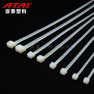3*100尼龙扎带/1000pcs/亚泰塑料 国标扎带//黑色,白色塑料扎带
