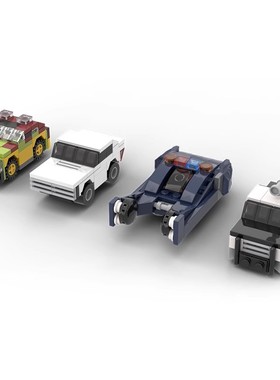 MOC积木 19467 迷你汽车组合 拼搭组装跨境积木 汽车模型