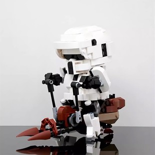 机甲模型积木礼物 TROOPER侦察者拼装 MOC星球系列 SCOUT