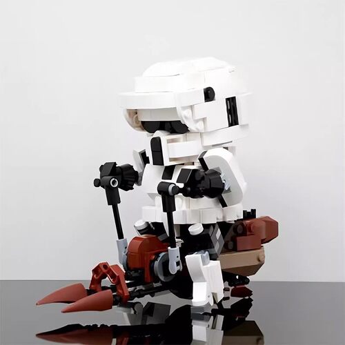 MOC星球系列 SCOUT TROOPER侦察者拼装机甲模型积木礼物