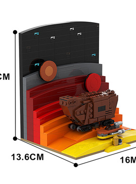 X战创意拼装积木摆件MOC-115191组合套装自主设计DIY益智拼装玩具