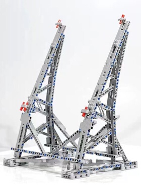 MOC-10219积木75192大小千年隼支架科技玩具模型摆件