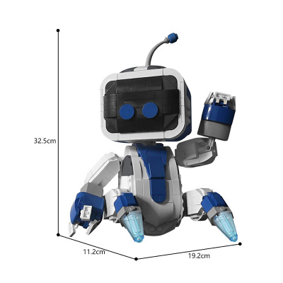 MOC-194270Astro Bot宇宙机器人儿童益智拼搭玩具积木礼物摆件