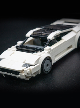 MOC积木 87002捷XJ220 创意益智儿童 拼搭DIY积木组装