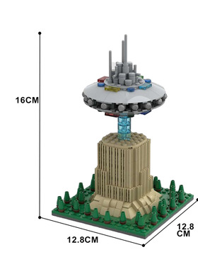 创意科幻系列积木玩具第三类接触MOC-60114套装益智玩具拼装积木