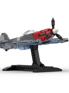 MOC-151692二战Yak-3战斗飞机 拼装积木玩具军事套装礼物