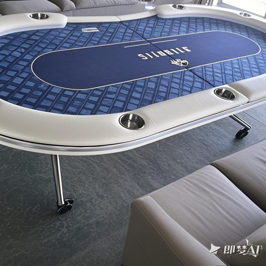 专业德州扑克桌棋牌室筹码扑克牌折叠台面桌布颜色可移动德州桌子