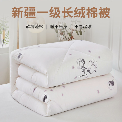 新疆棉花被子被芯加厚保暖