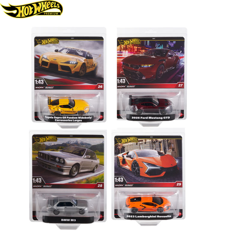风火轮文化珍藏兰博基尼宝马丰田GR速霸小跑车1:43合金车模HMD41