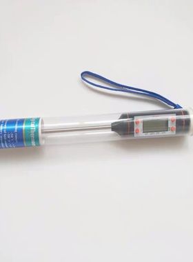 TP101针式温度水温计电子数显水族油温15厘米不锈钢探针手持插入