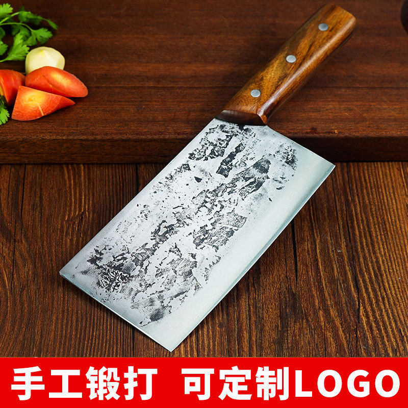 铁匠世家 斩切两用不锈钢手工锻打菜刀家用刀 厂家直销可工定制