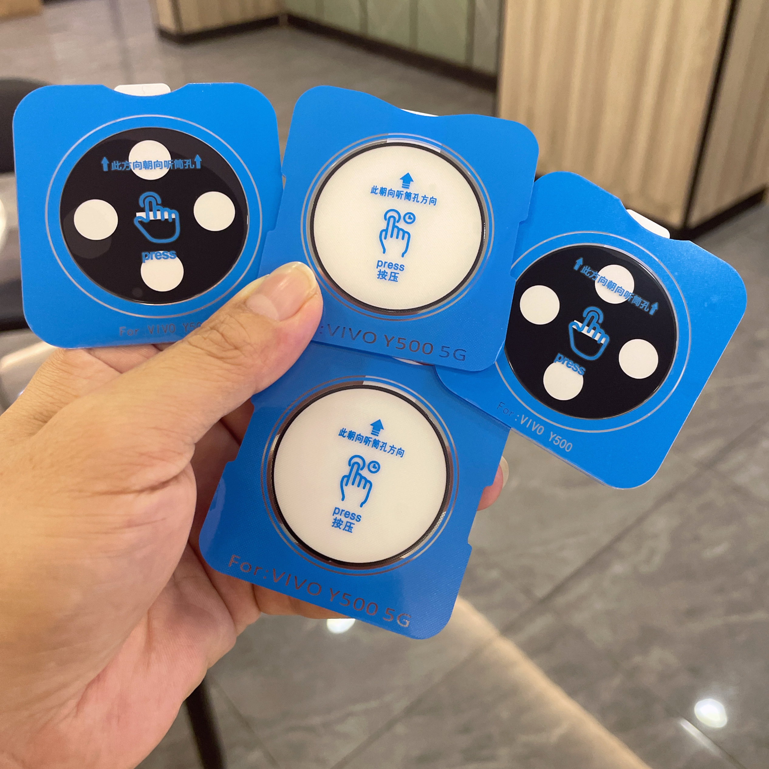 适用vivoy500镜头膜VIVOY500手机后置摄像头高清耐磨防刮保护贴膜