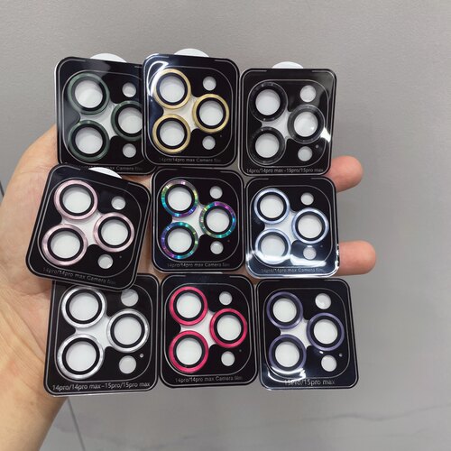 适用苹果15镜头膜iPhone15ProMax镜头圈14pro Max秒贴定位AR增透金属13pro后摄像头15plus防爆12proMax彩贴膜