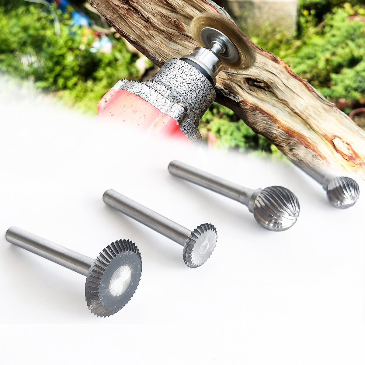 木雕制作电动工具盆景舍利