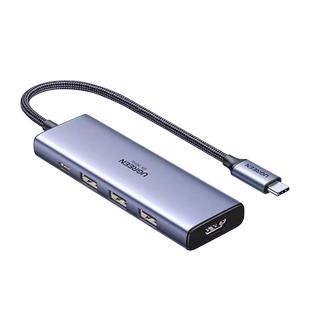 绿联扩展坞typec转DP1.4投屏8K显示器拓展HDMI投影仪4k高清转接usb分线器转换多功能接口适用悟空笔记本电脑