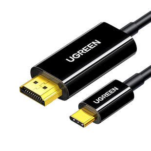 绿联typec转hdmi手机电脑电视同屏转换连接线笔记本平板外接显示器投影仪4K高清投屏线适用macbook