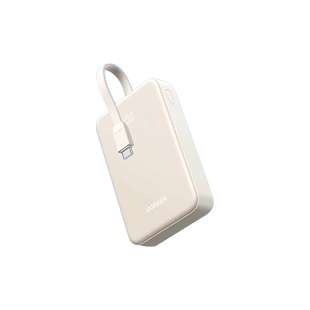 【3C认证】绿联20000毫安30W/22.5w充电宝自带线适用iPhone17/16pro手机平板快充2W大容量移动电源飞机可携带