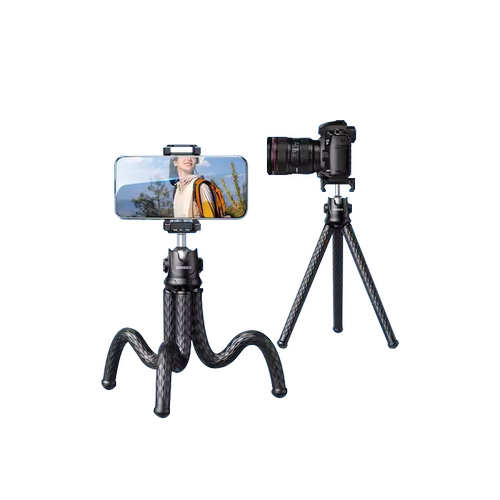 绿联八爪三脚架手机架支架2023新款单反相机自拍直播多功能户外通用便携三角架拍摄手持云台摄影防抖vlog
