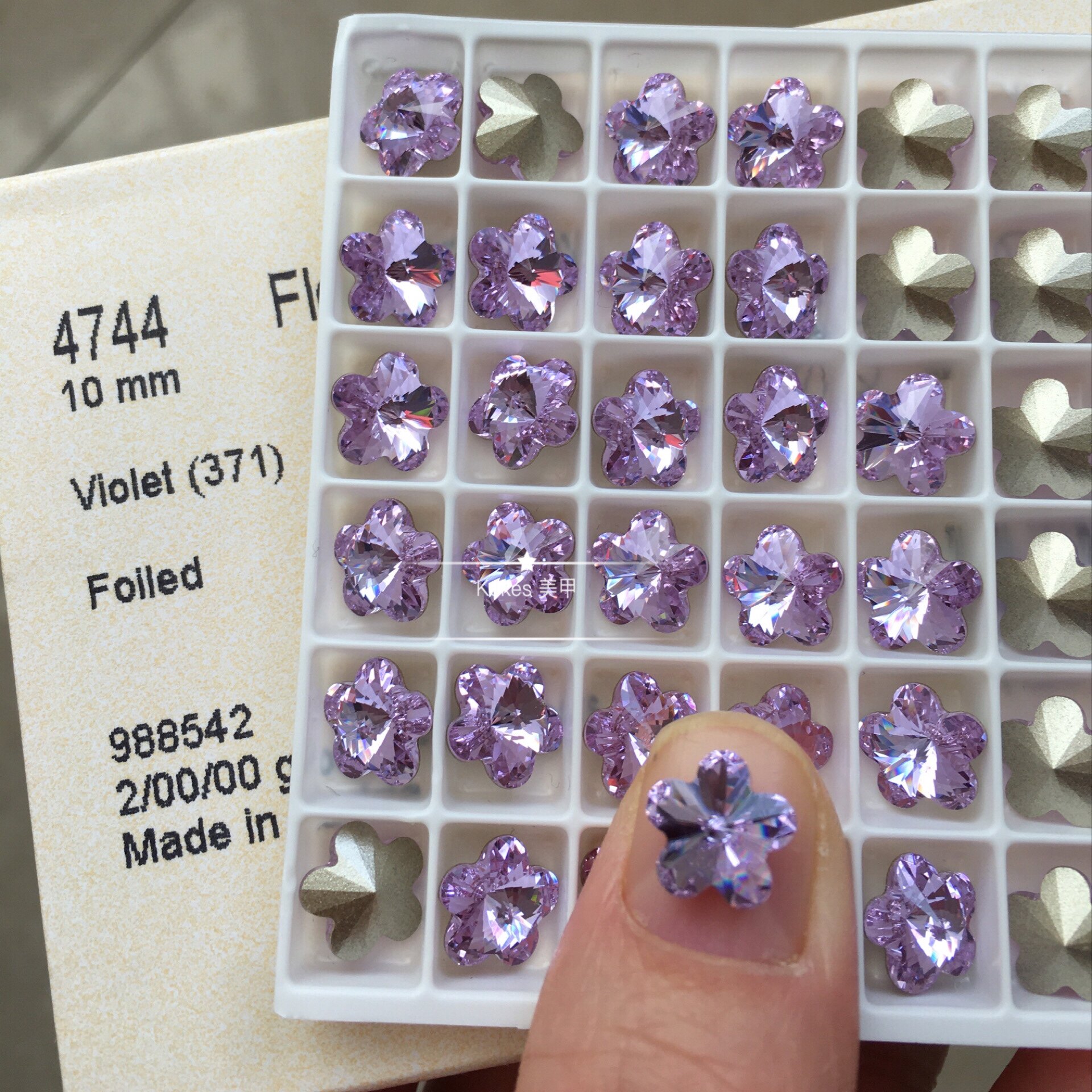 正品华子4744尖底梅花异形钻10mm