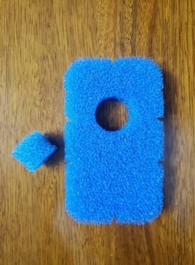 适合雅博UP120雅柏EX120过滤器草缸水族外挂过滤桶滤材白替换棉