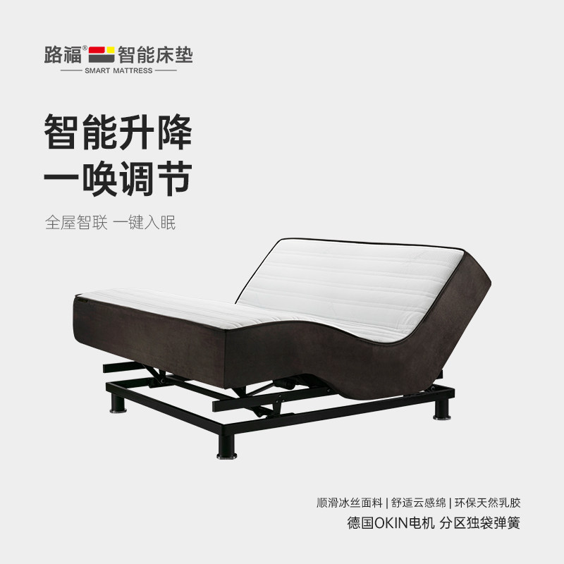 德国路福电动遥控智能床垫乳胶多功能升降床垫HJ20/LINK7多选