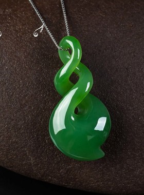 新疆和田玉碧玉吊坠碧玉吊坠