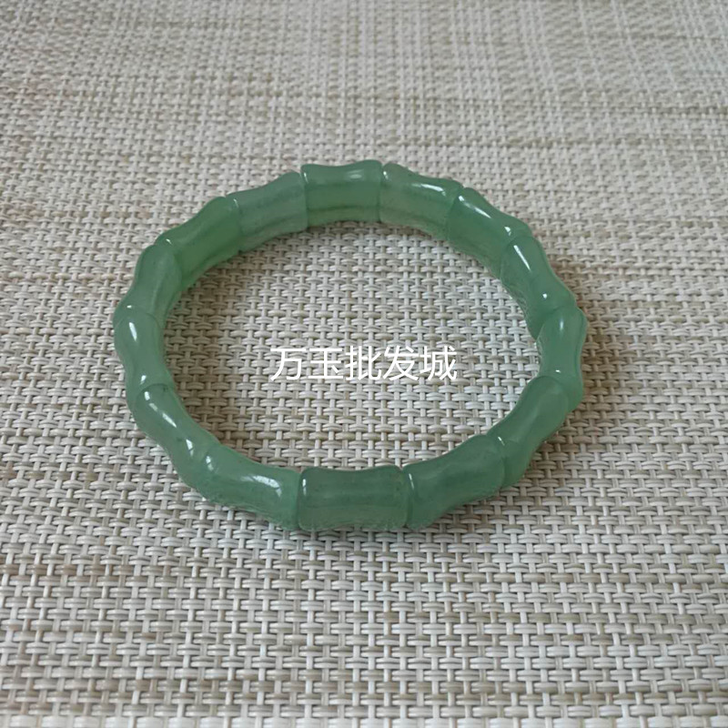 天然东陵玉手链竹节款手串手牌保真翡翠级女士玉新款现货全新包邮