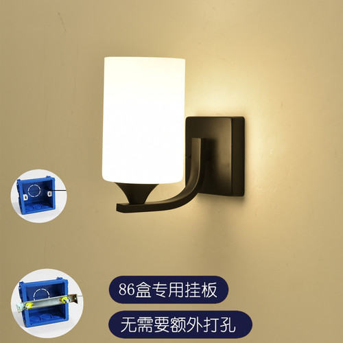 客厅卧室床头86线盒用led墙壁灯