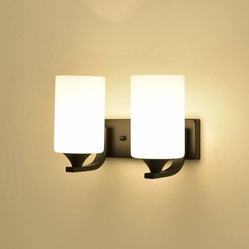 简约led墙壁灯美式卧室床头灯客厅走廊楼梯壁灯过道阳台现代墙灯