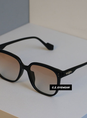 夏季防晒大框日落色墨镜大脸显瘦