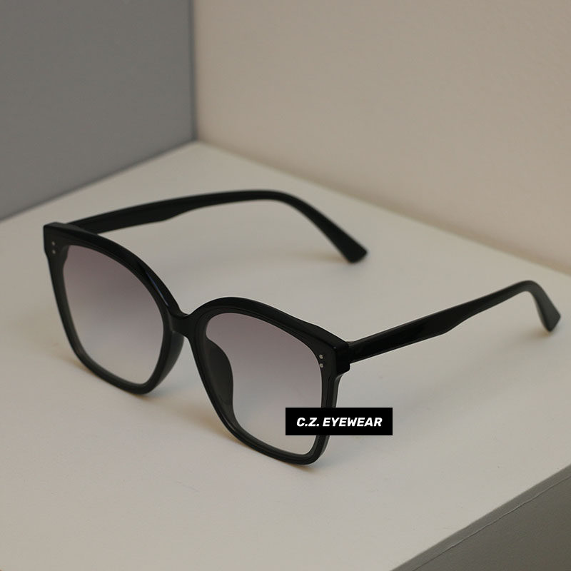 韩版gm灰渐变色方形大框墨镜网红明星款女大脸显瘦太阳眼镜男潮