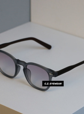 芋泥紫日系磨砂灰框渐变色墨镜