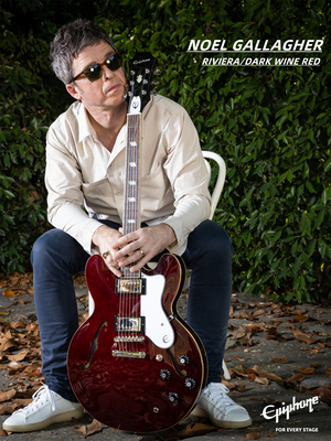 Epiphone爵士电吉他ES335/Casino/Sheraton绿洲Noel签名款易普锋