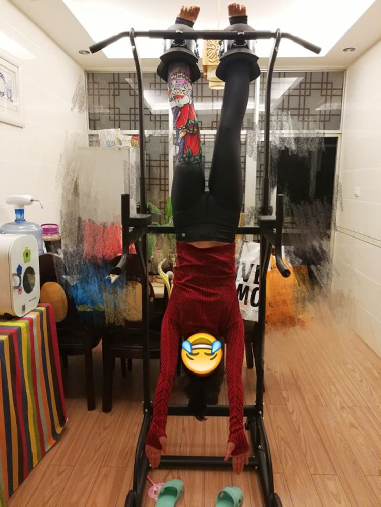 加厚倒挂脚套倒挂器拉伸增高倒立辅助机倒挂鞋单杠倒吊健身器材械