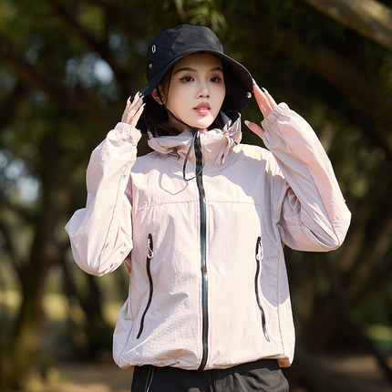 UPF100+夏季防晒衣男女冰丝透气轻薄防紫外线潮牌户外专业防晒服