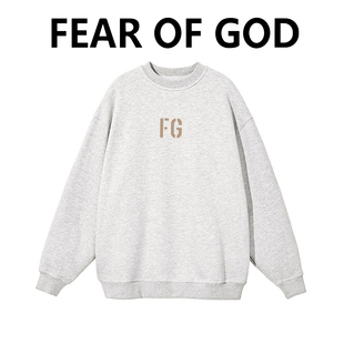 FOG富贵FG圆领长袖卫衣ESSENTIALS重磅男女情侣美式高街极简外套