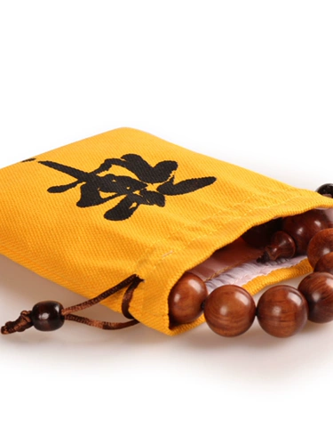 Браслет из грецкого ореха, сумка для хранения, четки из круглых бусин, хлопковый мешочек, небольшая сумка, упаковка, сумка для ювелирных украшений, из хлопка и льна