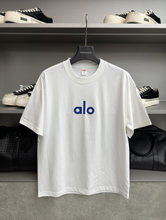 宽松圆领百搭短袖 纯棉立体乐高积木限定版 t恤 夏季 潮牌alo男女同款