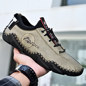 铠甲公羊清仓处理断码 男捡漏 平底休闲软面软底驾车鞋 特价 真皮大码