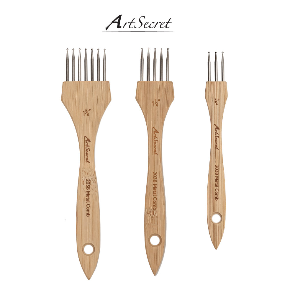 Artsecret多齿不锈钢球点刻工具图片