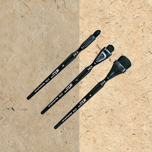 秀明Artsecret印染刷5750素描碳化刷模板压花金箔刷多用途画刷