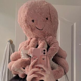 【现货】英国jELLYCAT奥德儿章鱼毛绒安抚玩具公仔海洋八爪鱼玩偶